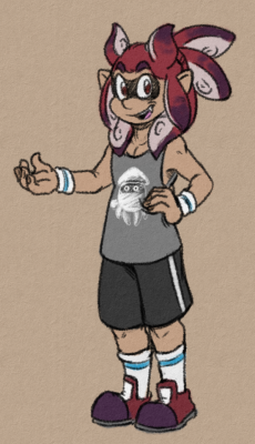 inkling character. didnt know what clothes to put him in so now