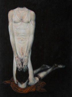   Marko Tubic, Kontra Georg 1, 50X37 cm, oil on canvas, 2013