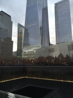 Visited the 9/11 memorial. It was a very emotional experience