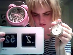teenagefarts:  all of these clocks and you decide to waste my