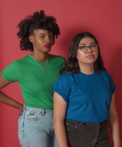 shadezine:   Founded by Azha (left) & Apryl (right), Shade