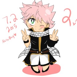 wendychuu:  Happy Natsu day!   (ﾉ◕ヮ◕)ﾉ*:･ﾟ✧