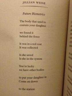 austinkleon:Jillian Weise, “Future Biometrics,” from Poetry,