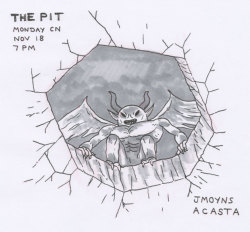 The Pit promo art by storyboard artist Jesse Moynihan from Jesse: