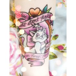 rosynightmares:  Marie!💖 This is the first tattoo I’d say