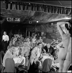 theshinyboogie:  Burt Glinn: Club Samoa, 52nd Street, New York,