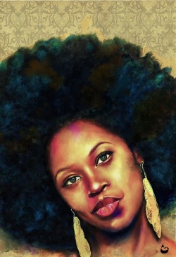 hbcreative:  Why Are Afros So Awesome?!   (Erica LeShai’s Afro