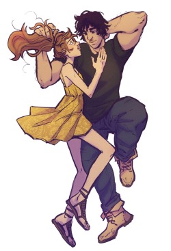 mer-squared:I got a commission of Grant and Amanda from my book.