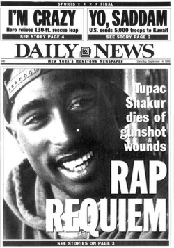Tupac Amaru Shakur (June 16, 1971 – September 13, 1996)