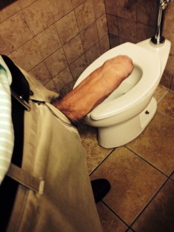 gosteche:  Uncut Polish boyfriend jacking off in public bathroom