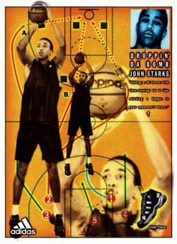 ‘Droppin Da Bomb’ - John Starks for Adidas (via flight-time)