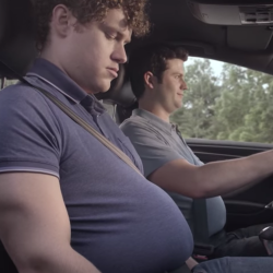 gainerbull:Dustin found himself incredibly drowsy as he became less familiar with the roads in his view. His belly ached as it began swelling uncomfortably big. What did his frat bro mean he was taking him someplace private, cut off from everyone? Last