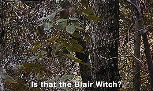 charitydingle:The Blair Witch Project1999, dir. Eduardo Sánchez,