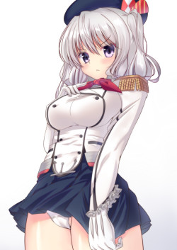 (via kashima (kantai collection) drawn by misaki yuu (dstyle))