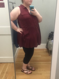 anerdwithnostyle:  What I tried on vs What I actually bought.