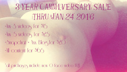 mirahxox:  mirahxox:  It’s officially been 3 years of me camming!!!So