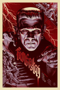 thepostermovement:  Frankenstein by Martin Ansin