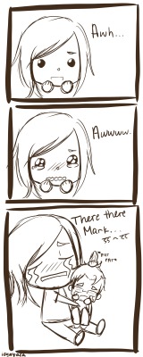 icyalpaca:  Stages of feels throughout Mark’s playthrough of