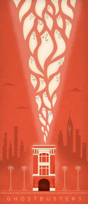 thepostermovement:  Ghostbusters by Adrian walsh 