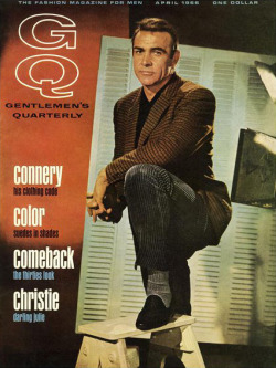 putthison:  GQ April 1966Posted mostly to note the subhead “Comeback: