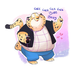 risago:    Headcanon: Clawhauser likes Girls Generation (Kpop