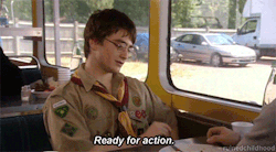 countlemort:  why is Harry Potter wearing a boyscout uniform