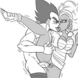   hornyprofligate69 said to funsexydragonball: PLS VEGETA CREAMING