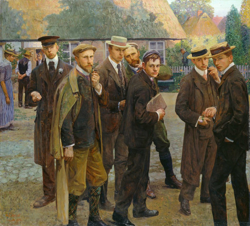 antonio-m:‘The Artist and His Students’ c.1902 by Arthur