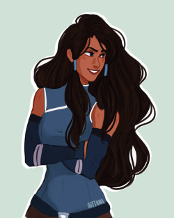 gittana: i’m a slut for korra with long hair.