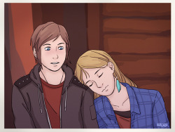 kalvzr:   chloe is thinking about how can rachel sleep on those