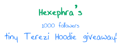 hexephra:  Hexephra’s Tiny Terezi Hoodie Giveaway!I reached