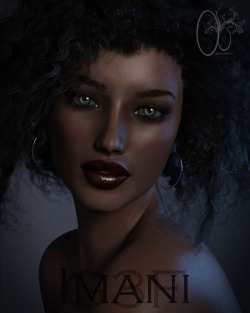  Imani is a hand sculpted custom character with standard morph