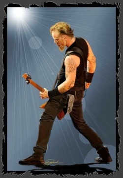 James Hetfield Metallica Art