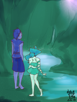 delvg:  “Everything clear, Aqua?”“The water is, but something