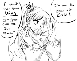 ihatebikeshorts:  One day Weiss is just gonna snap and people