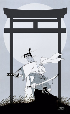 clandestinecritic:  This is Usagi Yojimbo and Samurai Jack, drawn