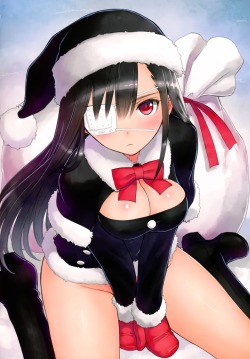 tony taka sister blood bottomless christmas cleavage eyepatch