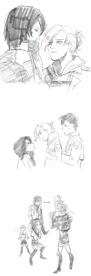 urdchama:  tgwltt:  reiner—braun:  落書き by Lm7   OMG OMG