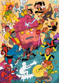 arcadesuperturbo:  The X-Men, by brazilian illustrator Paulo