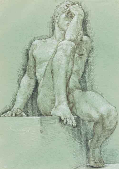 ganymedesrocks:  Paul Cadmus (1904 - 1999), Male Nude (NM 155),
