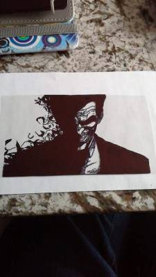 Joker stippling done by me :) 