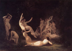 lookhear1:William Adolphe Bouguereau - The Nymphaeum - c. 1878