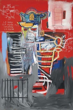 thunderstruck9: Jean-Michel Basquiat (American, 1960-1988), La