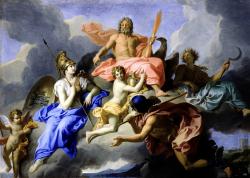 hadrian6:  Minerva and the Triumph of Jupiter. 1706. Rene Antoine