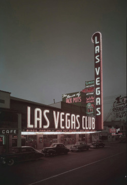 vintagelasvegas:  Las Vegas Club c. 1949-53. Probably 1949.