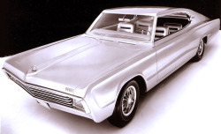 carsthatnevermadeit:  Dodge Charger II Concept, 1965. A prototype