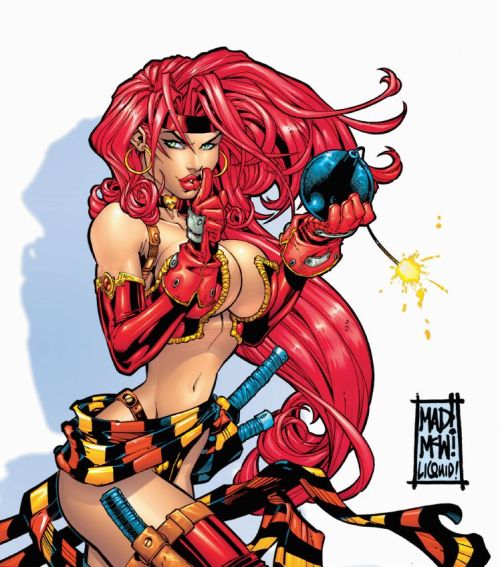 comicbookwomen:  comicbookwomen:  Joe Mad!  Top 4 Red Monika posts from rotation.