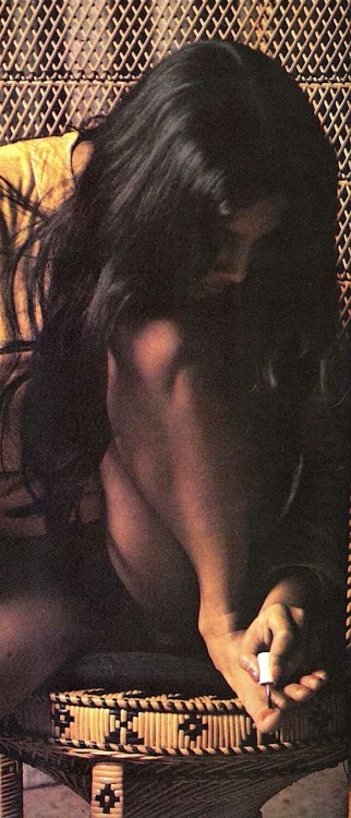 eroticaretro:  Ann Stephens (aka Maya Signh) posing as Knaveâ€™s centerfold girl for their March 1974 issue under the name, â€œStarraâ€.  Awesome bbw feet