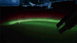 blazepress:  Aurora Borealis from the ISS.