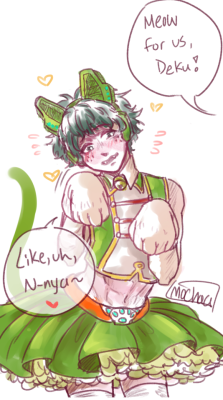 m-ochaa:   inspired by clofox’s pussycat!deku and the Roo’s